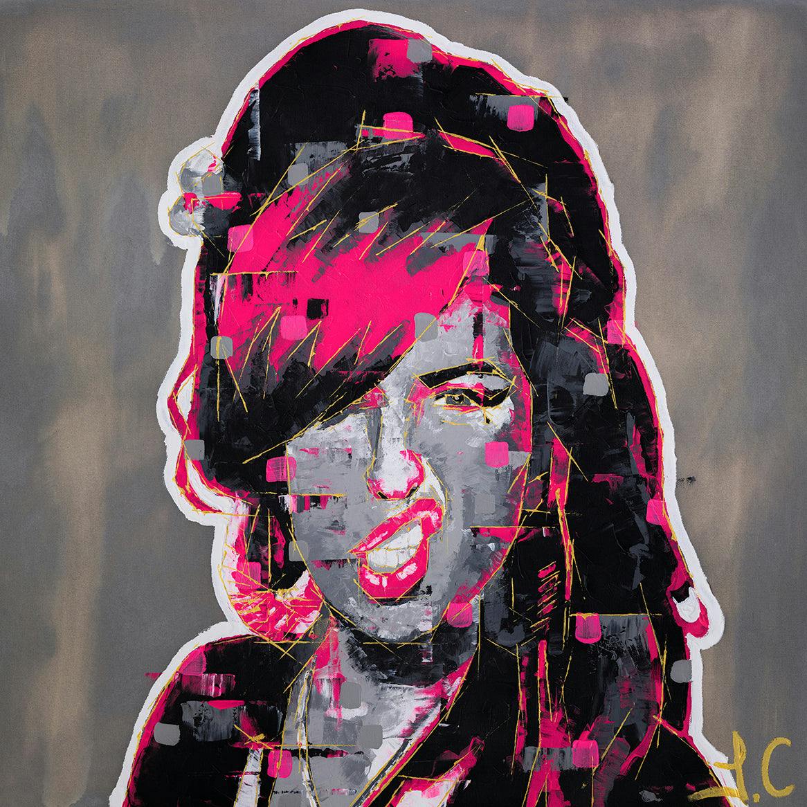 Shop Amy Winehouse. Painting by Artist John Charles